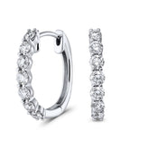 Diamond Hoop Earrings - Dracakis Jewellers
